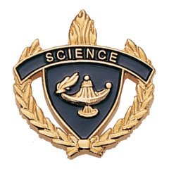 1" x 1" Science Clutch Pin Back