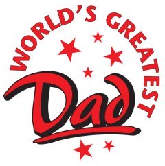 World's Greatest Dad Emblem
