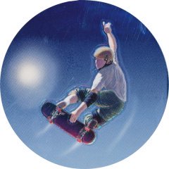 Skateboard Holographic Emblem - HG 45 