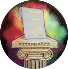 Attendance Holographic Emblem - HG 4 