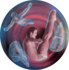 Diving Male Holographic Emblem - HG 15