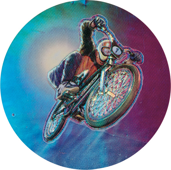BMX Bike Holographic Emblem - HG 34