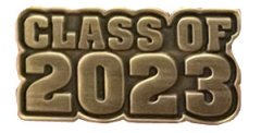 Class of 2023 lapel pin