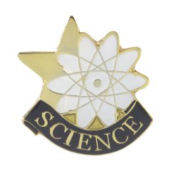 Science Recognition Pin with Box 