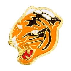 Tiger Mascot Pin 