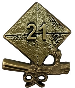 Gold Number Three Numerical Lapel Pins Crown Awards Number 3 Pins