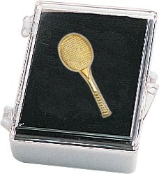 Tennis Recognition Pin with Box 