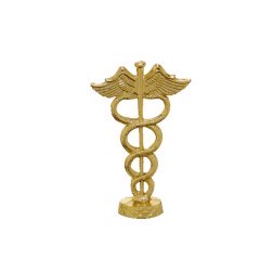 Caduceus Gold Trophy Figure
