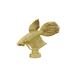 Betta Fish Gold Trophy Figure