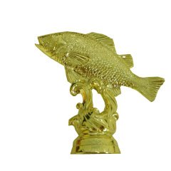 Walleye Fish Gold Trophy Figure