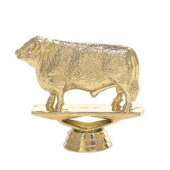 Hereford Bull Gold Trophy Figure