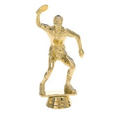 Ping Pong Male Gold Trophy Figure