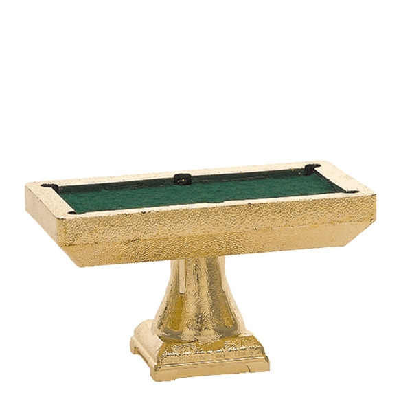 Billiard Table Gold Trophy Figure