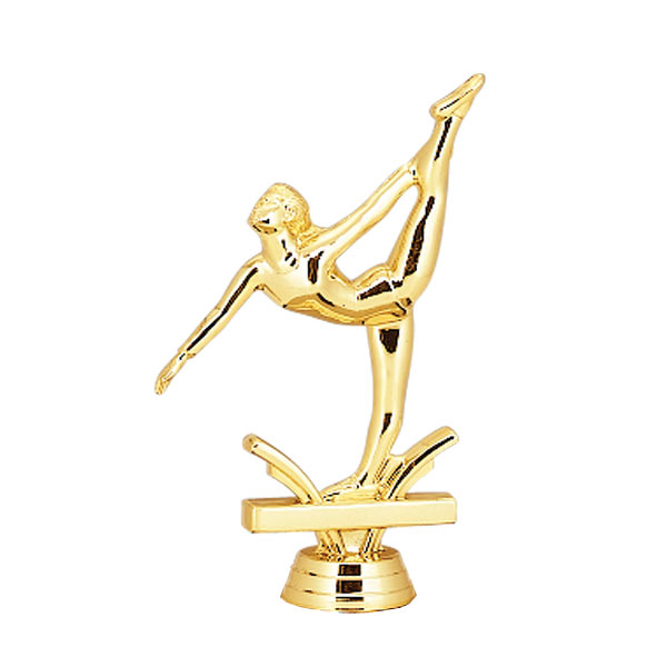 Female Balance Beam Gold Trophy Figure