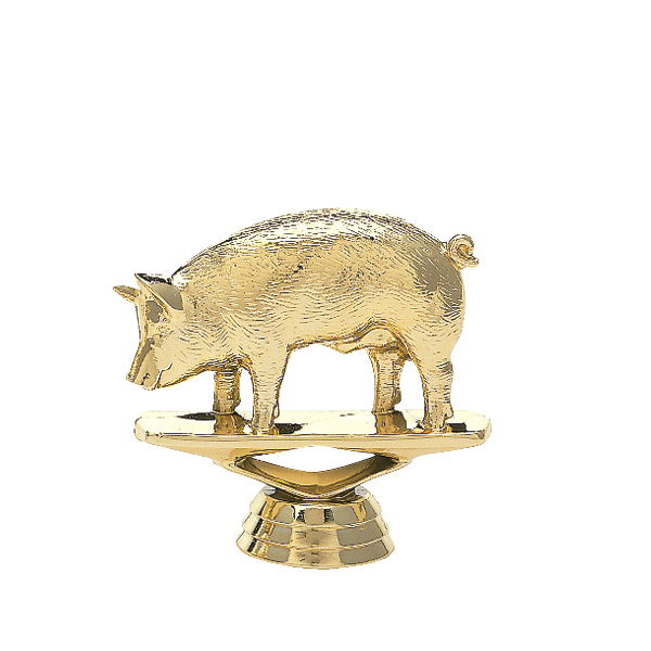 Hog Gold Trophy Figure