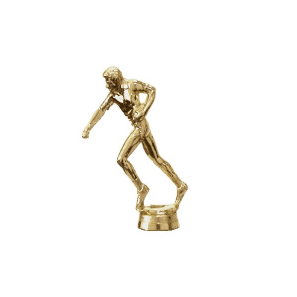 Male Football Flag Gold Trophy Figure